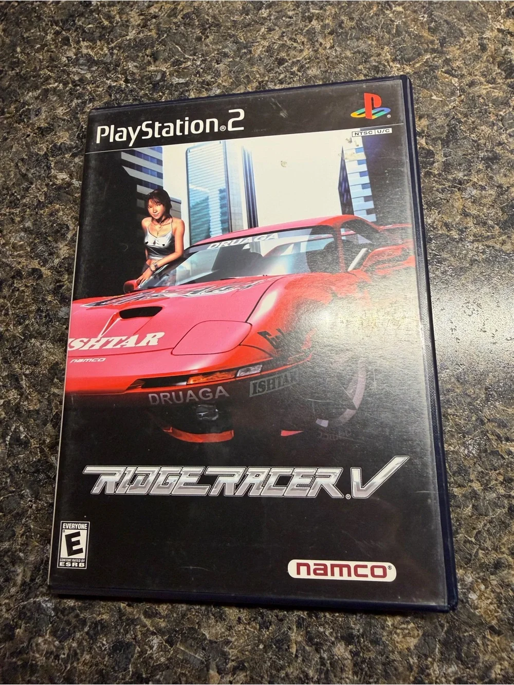 Sony PlayStation 2 Ridge Racer V - Red & Black Cover